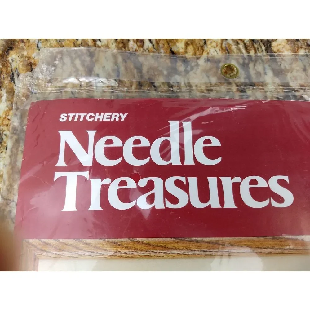 NEEDLE TREASURES Embroidery Crewel Stitchery Kit Jan Hagara‎ IN LINE Vintage NOS
